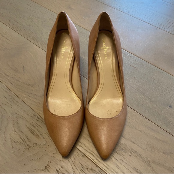 Cole Haan Shoes - Cole Haan Tan Nike Air Chelsea Low Pumps Sz6.5B
